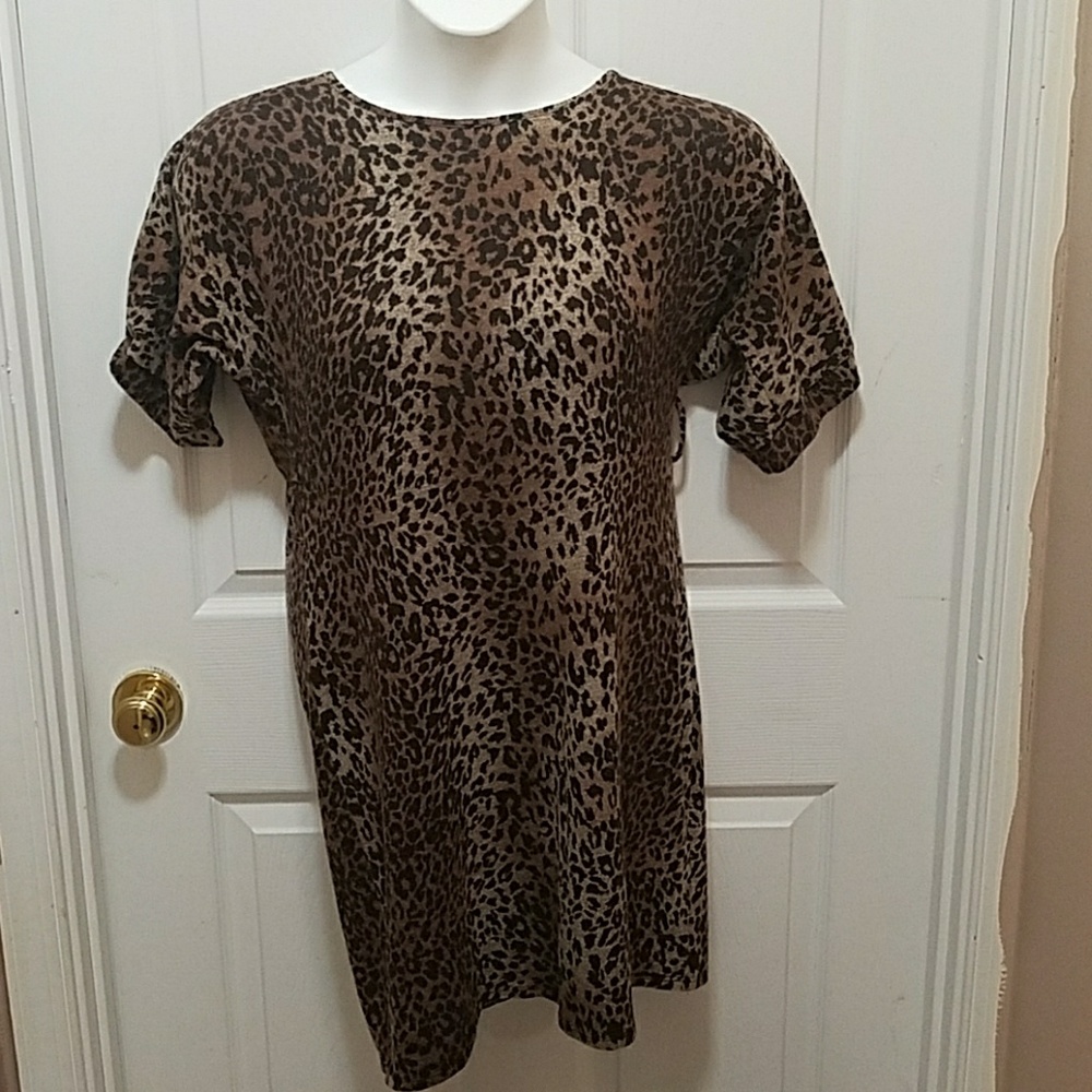 Leopard print dress
